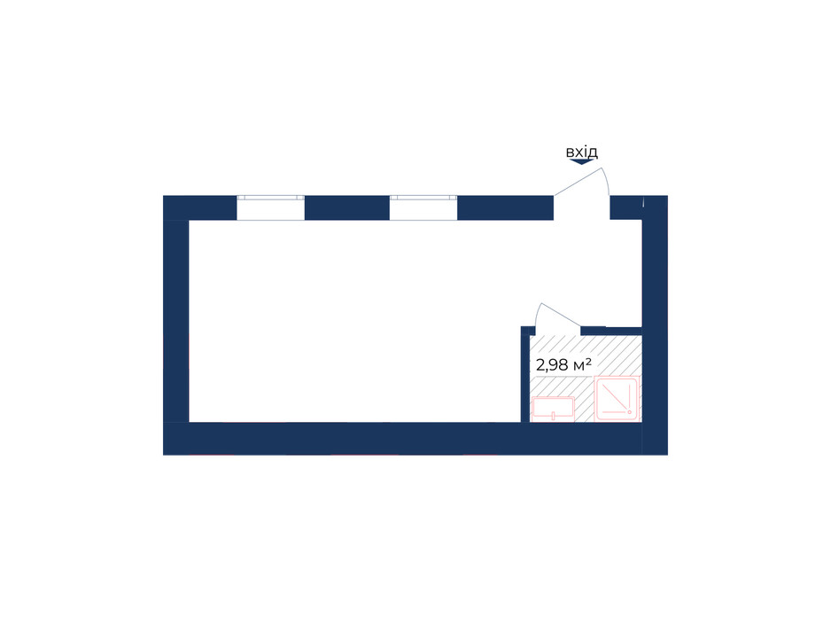 Планування приміщення в КБ Liverpool House 27.29 м², фото 226443 Планування приміщення в КБ Liverpool House 27.29 м², фото 226443