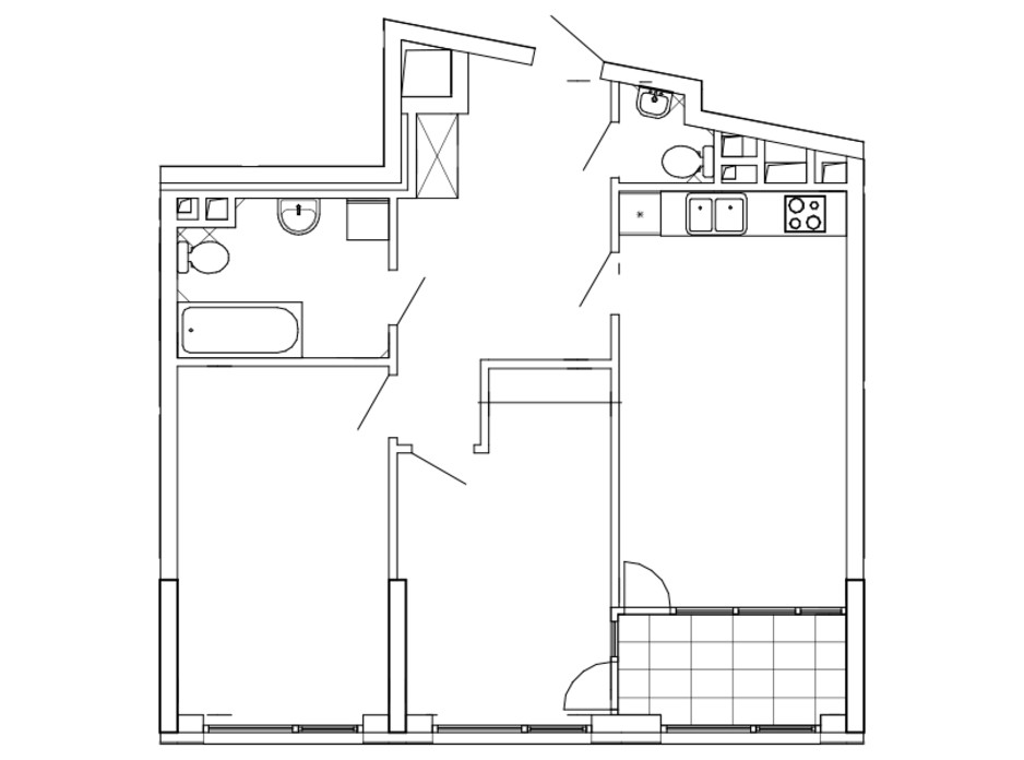 Планування 2-кімнатної квартири в ЖК Great (Грейт) 76.12 м², фото 226741 Планування 2-кімнатної квартири в ЖК Great (Грейт) 76.12 м², фото 226741