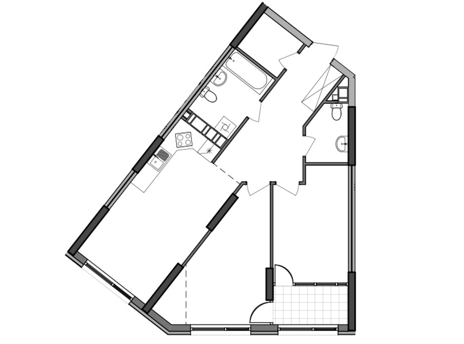 Планування 2-кімнатної квартири в ЖК Great (Грейт) 75.18 м², фото 226783 Планування 2-кімнатної квартири в ЖК Great (Грейт) 75.18 м², фото 226783