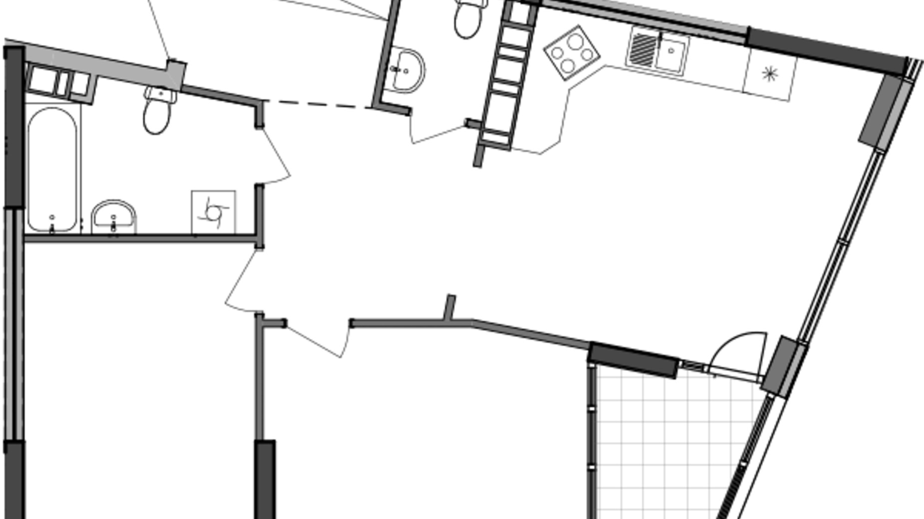 Планировка 2-комнатной квартиры в ЖК Great 78.62 м², фото 226786