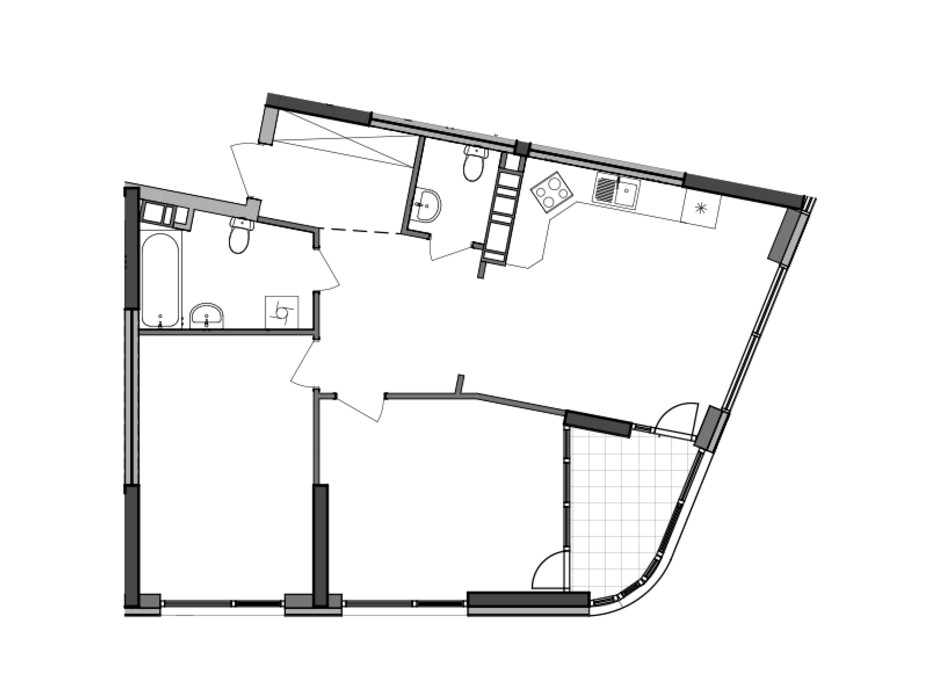 Планировка 2-комнатной квартиры в ЖК Great (Грейт) 78.62 м², фото 226786 Планировка 2-комнатной квартиры в ЖК Great (Грейт) 78.62 м², фото 226786