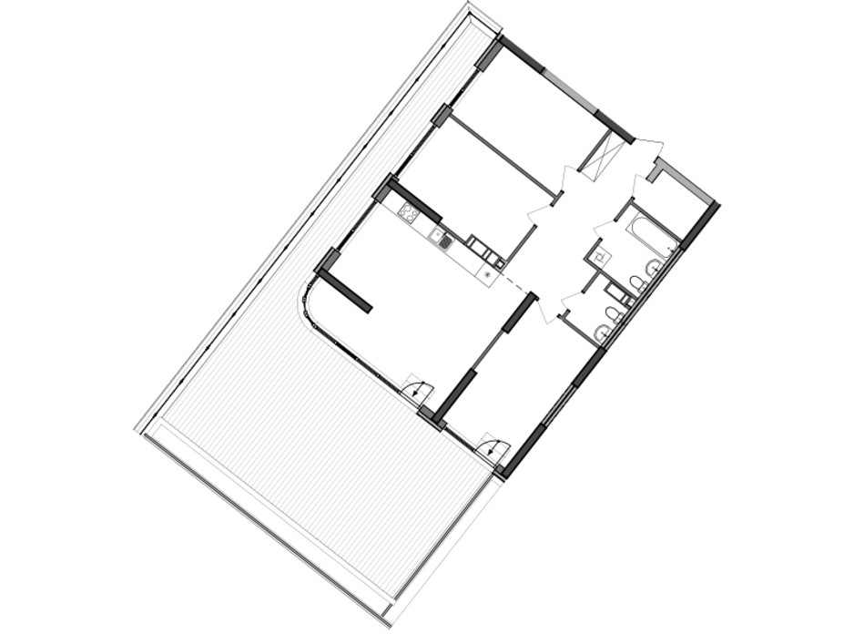 Планировка 3-комнатной квартиры в ЖК Great 117.79 м², фото 226797 Планировка 3-комнатной квартиры в ЖК Great 117.79 м², фото 226797