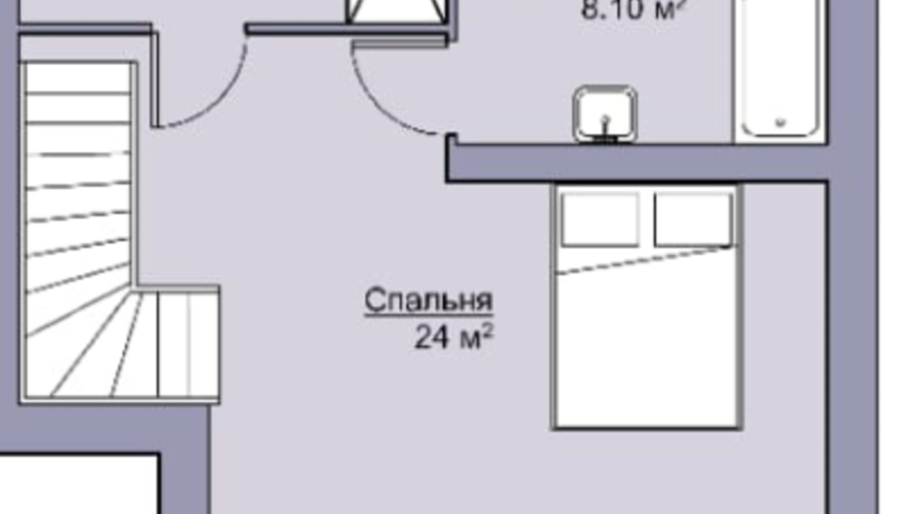 Планування багато­рівневої квартири в ЖК Лайм-2 74.17 м², фото 229116