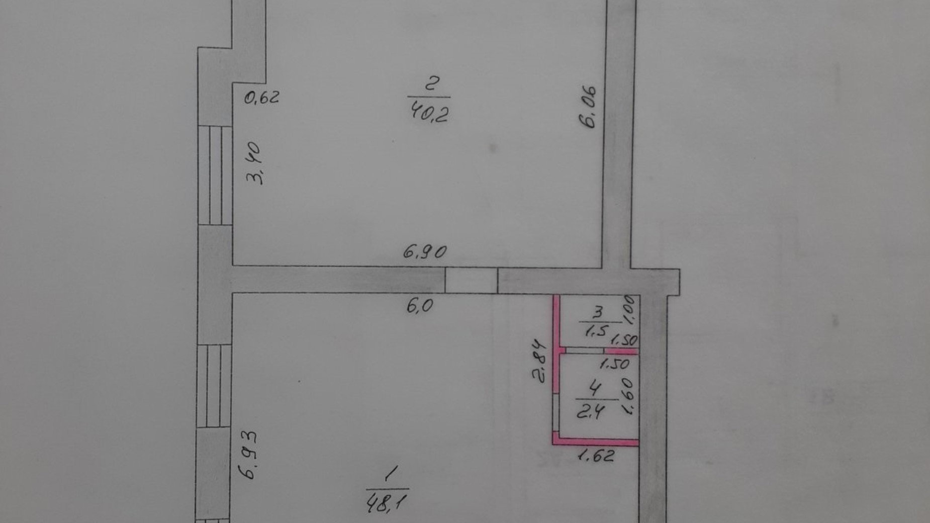Планування приміщення в ЖК Паркова Оселя 92.5 м², фото 233164