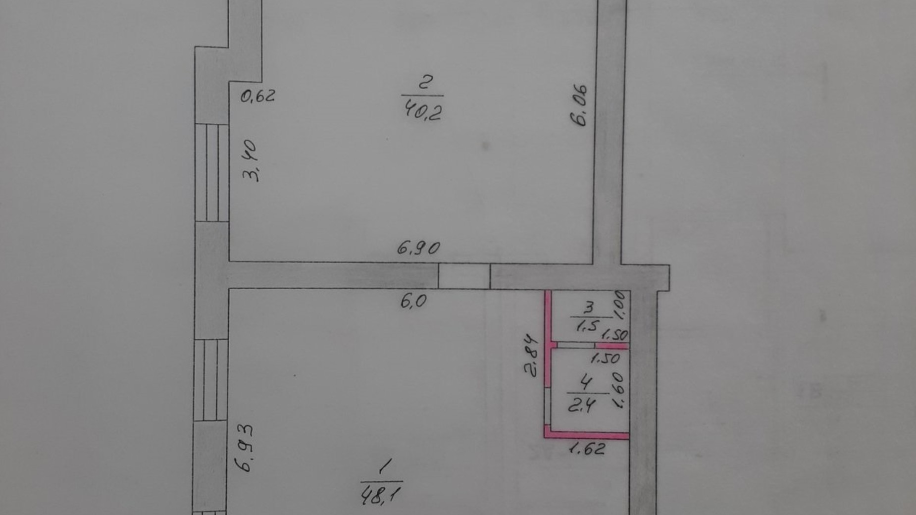 Планировка помещения в ЖК Паркова Оселя 92.5 м², фото 233164