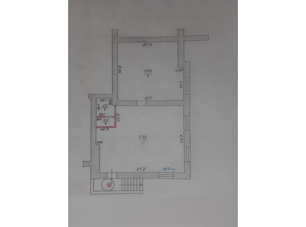 ЖК Паркова Оселя: планировка помощения 102.5 м²