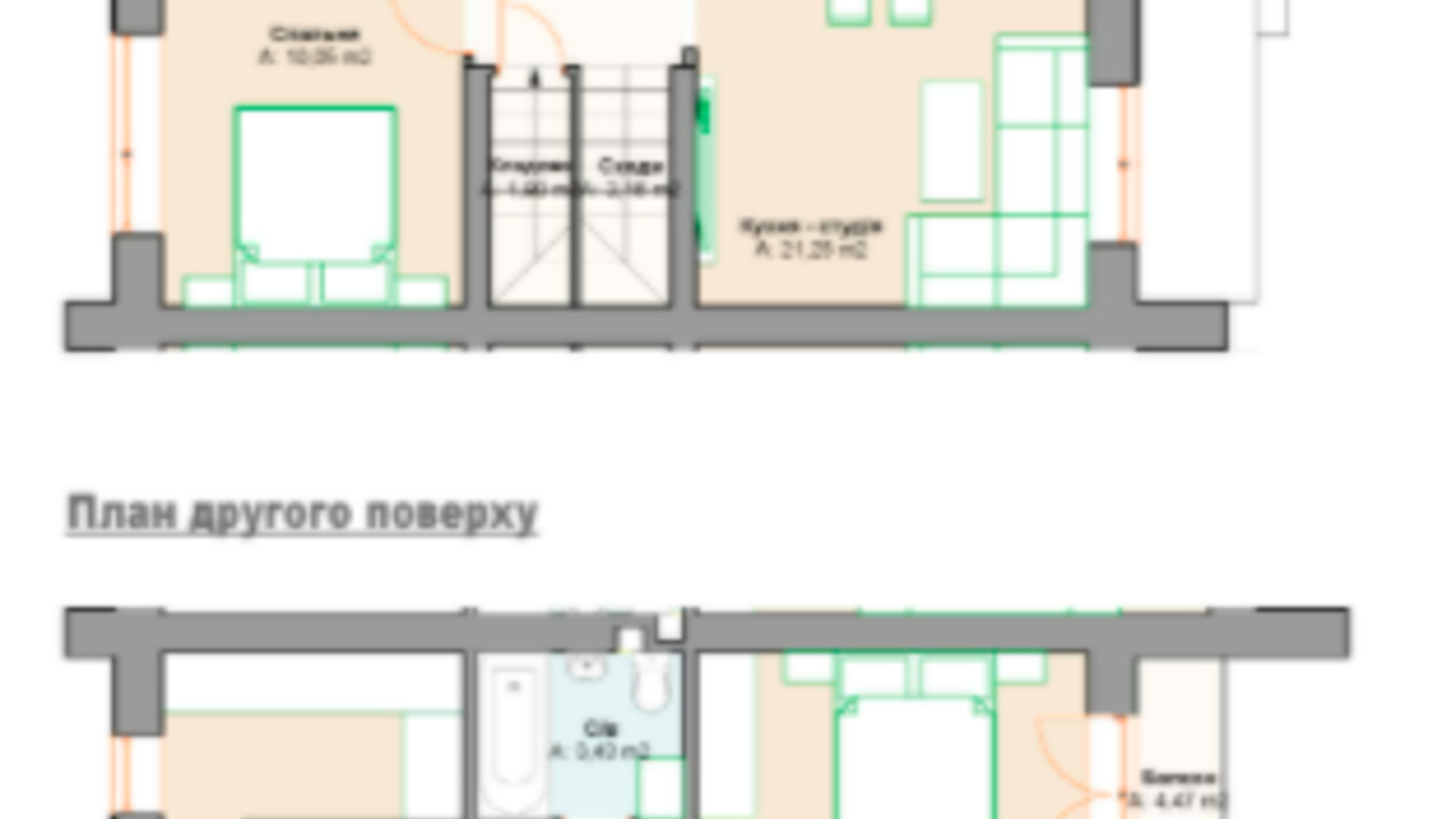 Планировка таунхауса в Таунхаус Scandi House 116 м², фото 236719