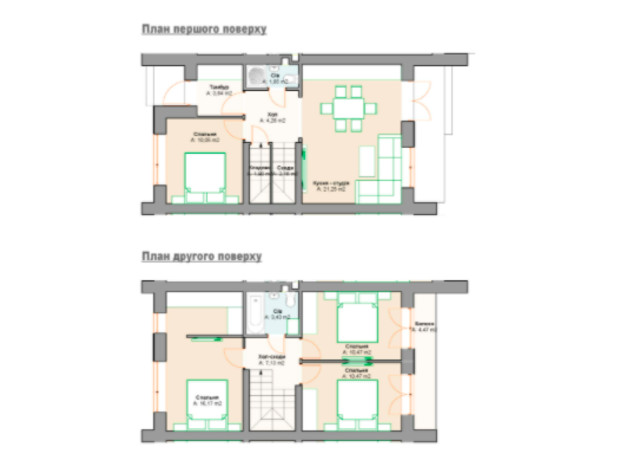 Таунхаус Scandi House: планування 3-кімнатної квартири 116 м²