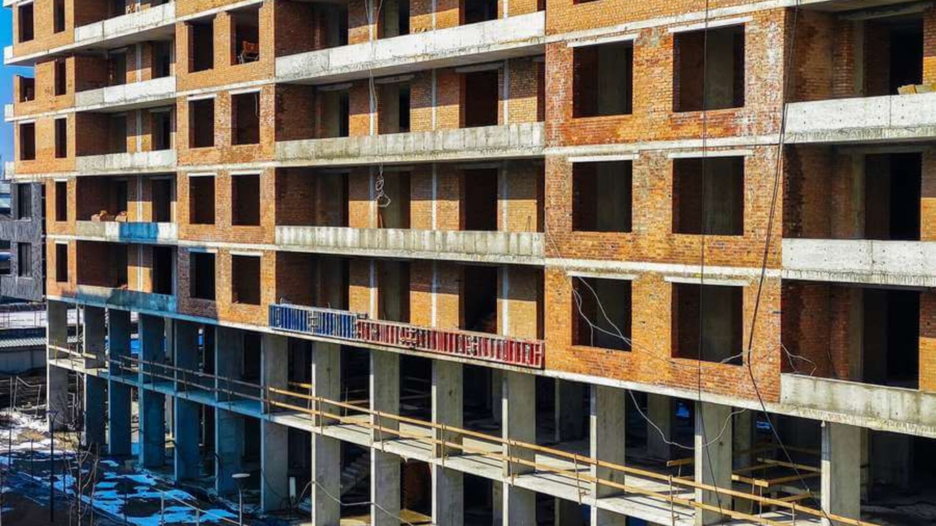 Состоянием на март 2021 года Жилой район Rybalsky ход строительства фото 239692