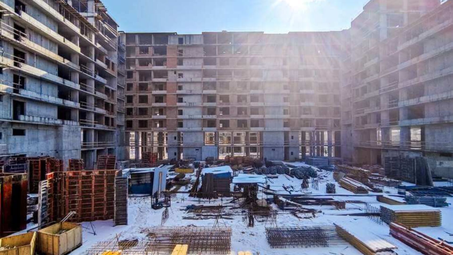 Состоянием на март 2021 года Жилой район Rybalsky ход строительства фото 239699