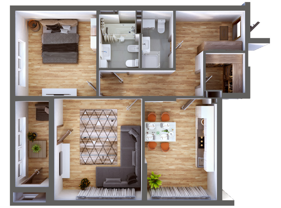 Планування 2-кімнатної квартири в ЖК Greenville Park Kyiv 89.1 м², фото 240250 Планування 2-кімнатної квартири в ЖК Greenville Park Kyiv 89.1 м², фото 240250