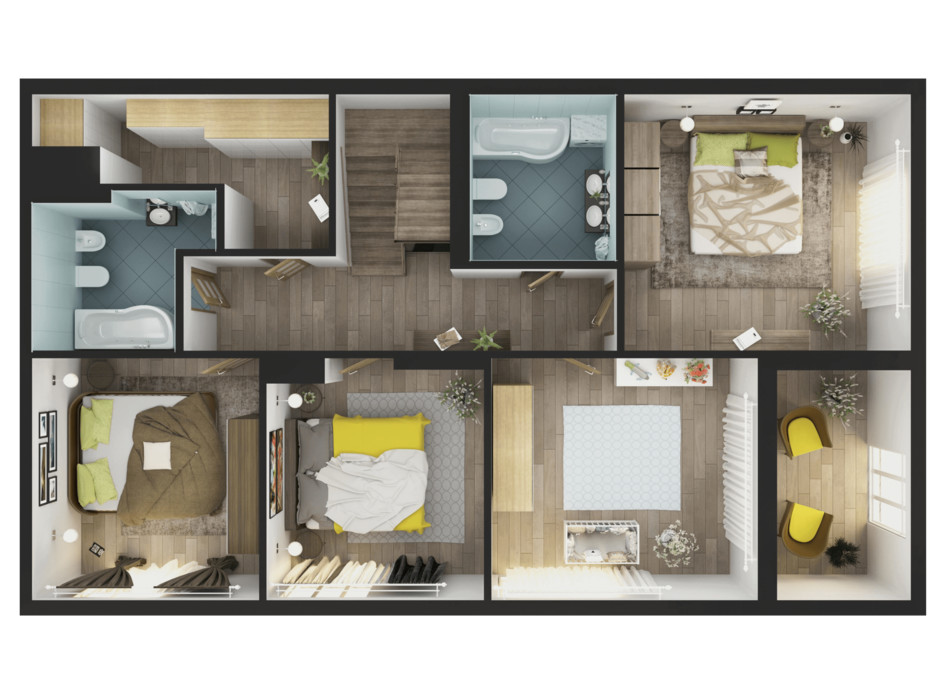 Планування 5-кімнатної квартири в ЖК Greenville Park Kyiv 238.7 м², фото 240313 Планування 5-кімнатної квартири в ЖК Greenville Park Kyiv 238.7 м², фото 240313