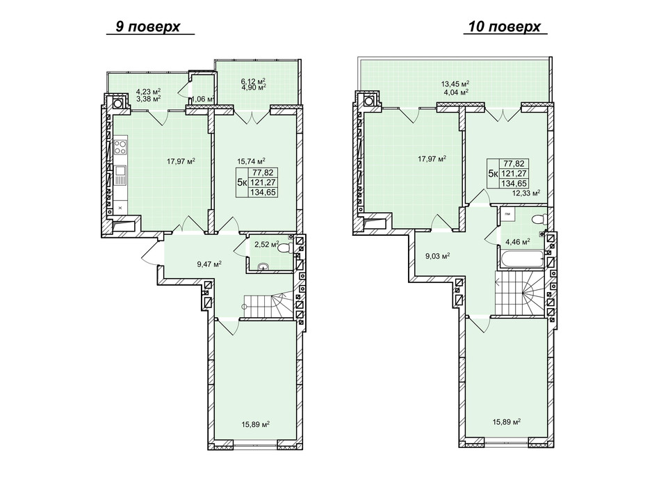 Планування багаторівневої квартири в ЖК Софіївка 136 м², фото 240681 Планування багаторівневої квартири в ЖК Софіївка 136 м², фото 240681