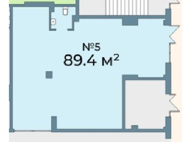 ЖК Kyiv Sky: планировка помощения 89.4 м²