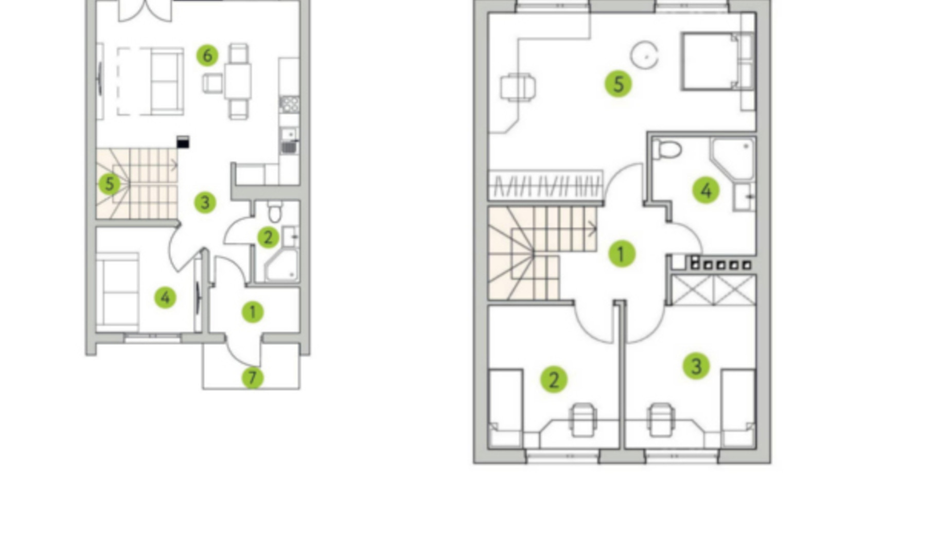 Планування котеджу в КМ Нова Олександрівка 100 м², фото 244841