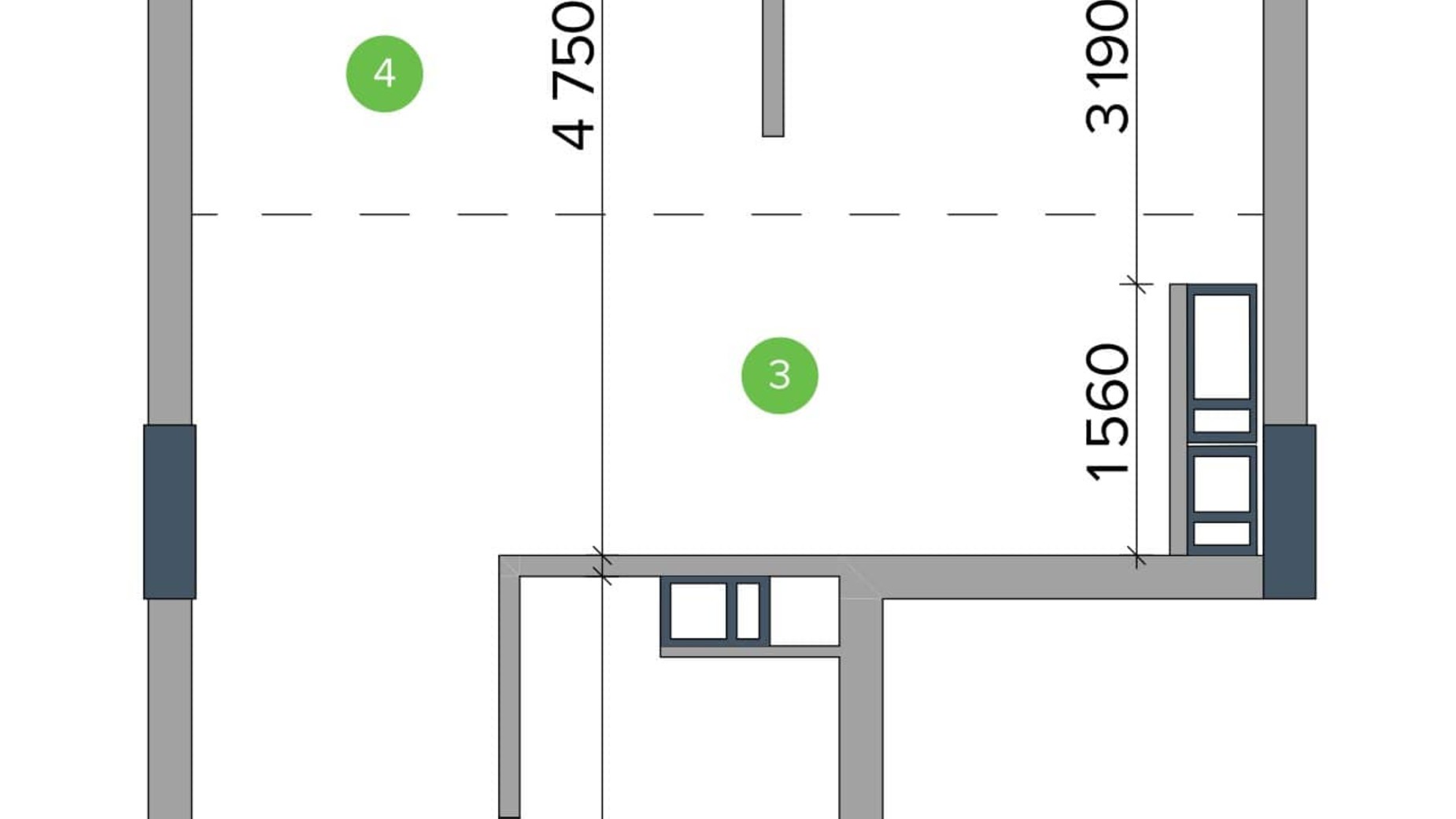 Планування 1-кімнатної квартири в ЖК Метрополіс 40.19 м², фото 246784