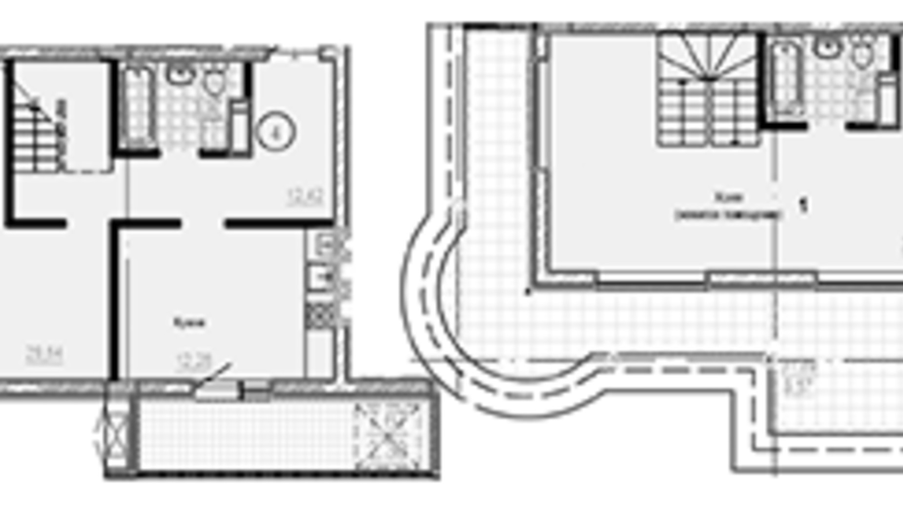 Планировка 3-комнатной квартиры в ЖК Брюссель 105.68 м², фото 249467