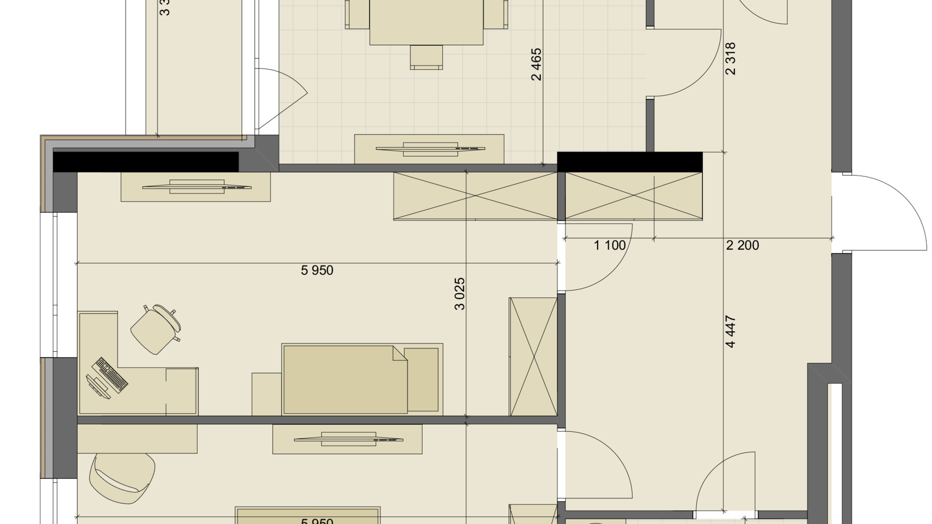 Планування 2-кімнатної квартири в ЖК High Hills 83.93 м², фото 250558