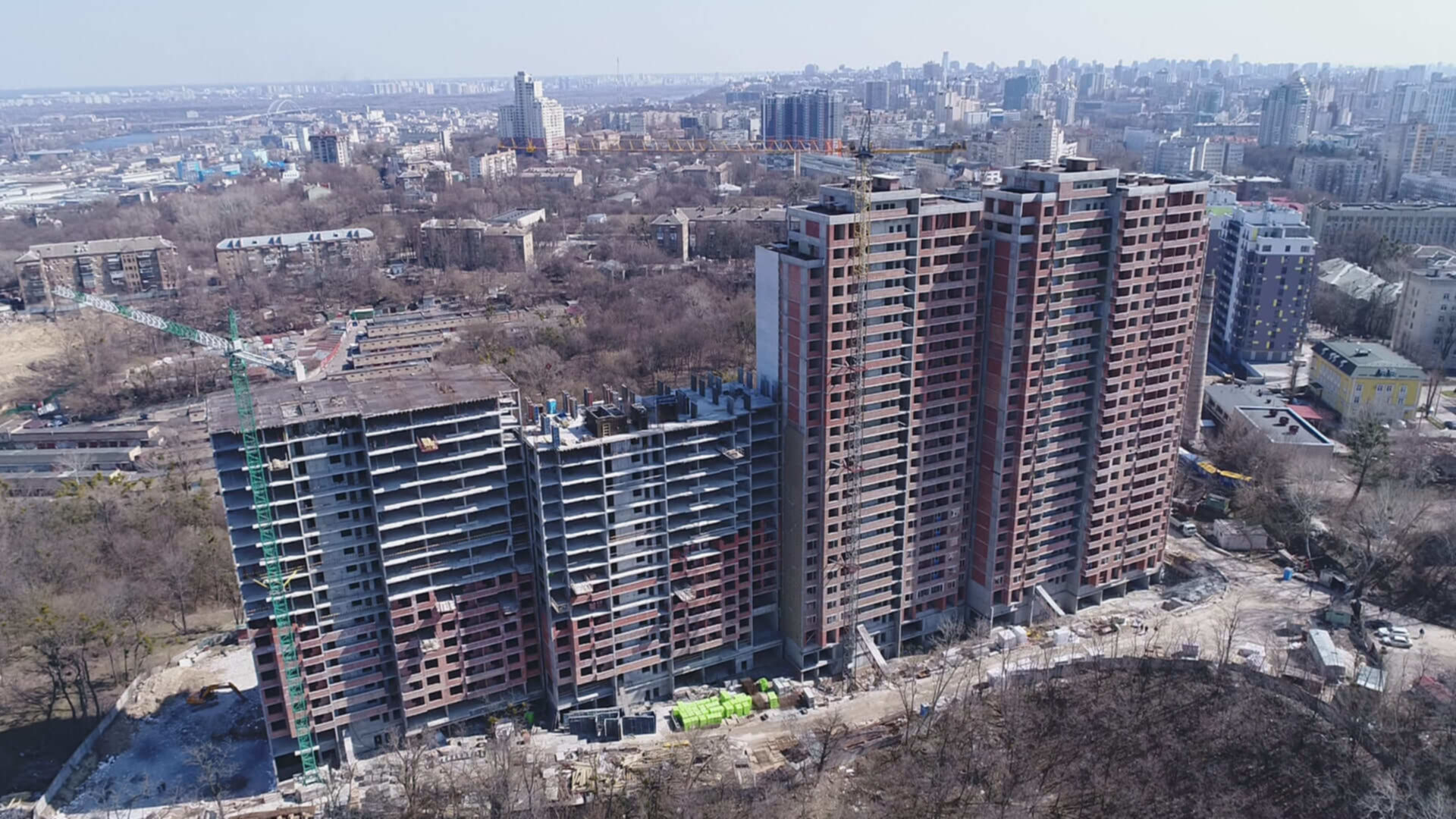 Станом на квітень 2021 року ЖК Кирилівський Гай хід будівництва фото 252850