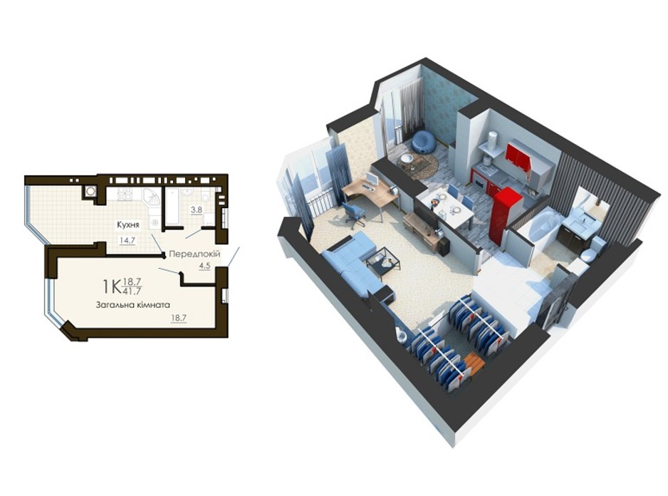 ЖК Sofia Residence планировка 5 ЖК Sofia Residence планировка 5