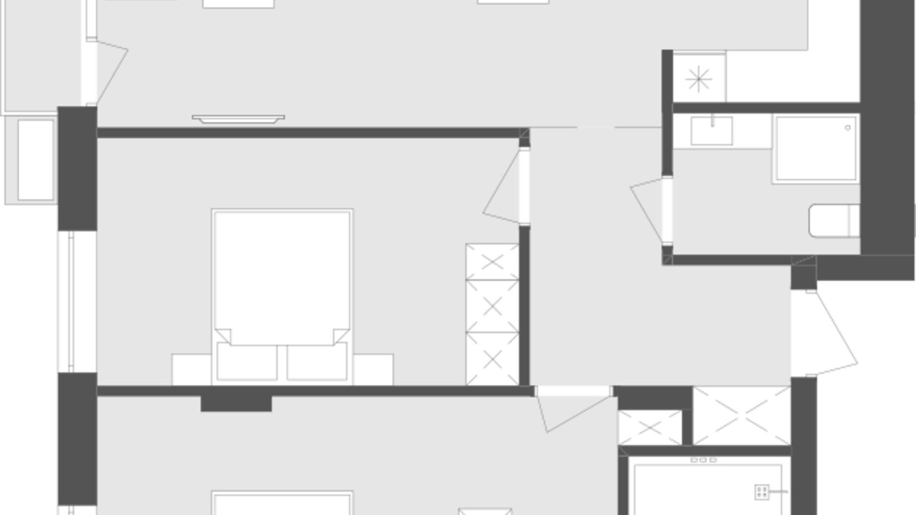 Планировка 2-комнатной квартиры в ЖК Avalon Yard 73.81 м², фото 254660