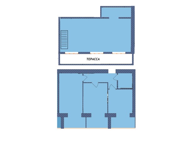 ЖК Мрія Миколаїв: планування 3-кімнатної квартири 108 м²