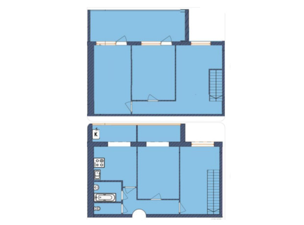 ЖК Мрія Миколаїв: планировка 4-комнатной квартиры 138.1 м²