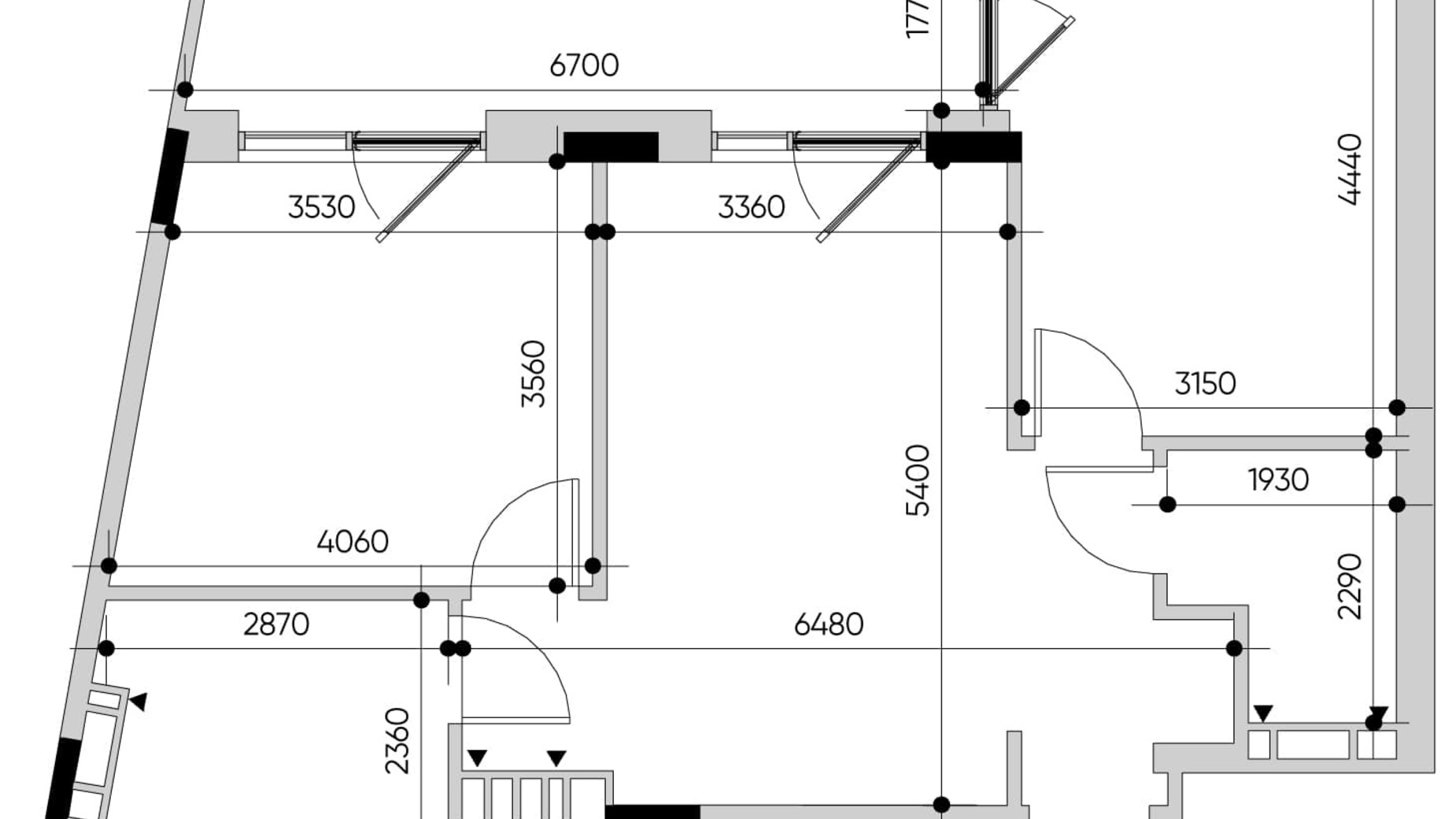 Планування 2-кімнатної квартири в ЖК Park Lake City Vita 68.13 м², фото 260612