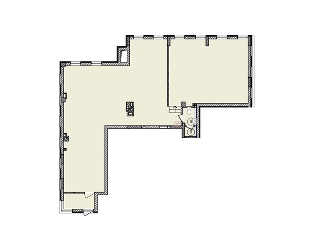 КД На Кондукторской: планировка помощения 146.39 м²