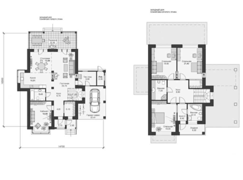 Планировка коттеджа в КГ Парк Хаус (Park House) 230 м², фото 26883 Планировка коттеджа в КГ Парк Хаус (Park House) 230 м², фото 26883