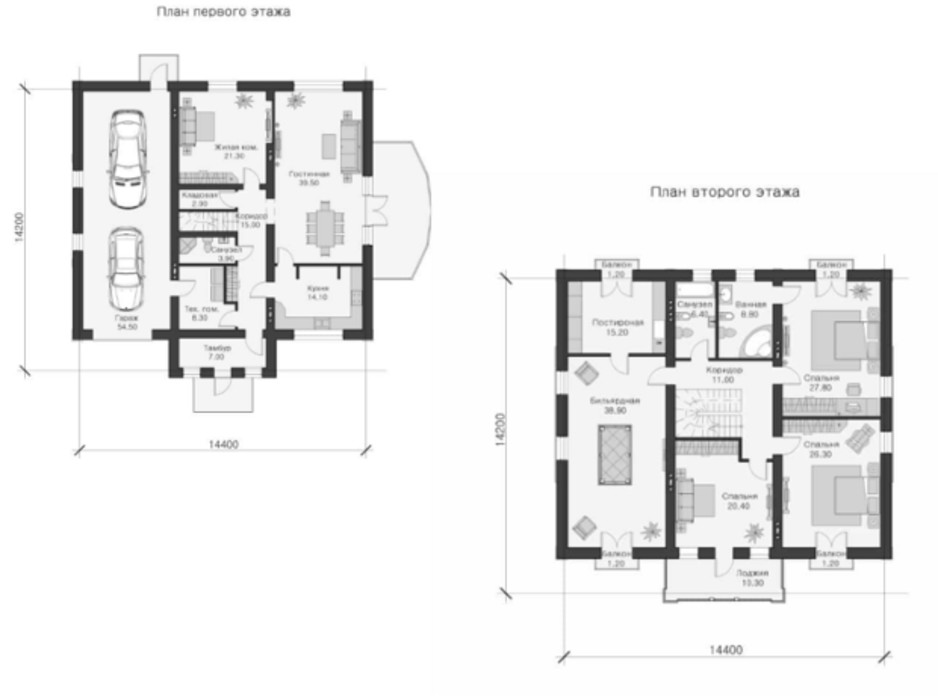 Планування котеджу в КМ Park House 330 м², фото 26884 Планування котеджу в КМ Park House 330 м², фото 26884