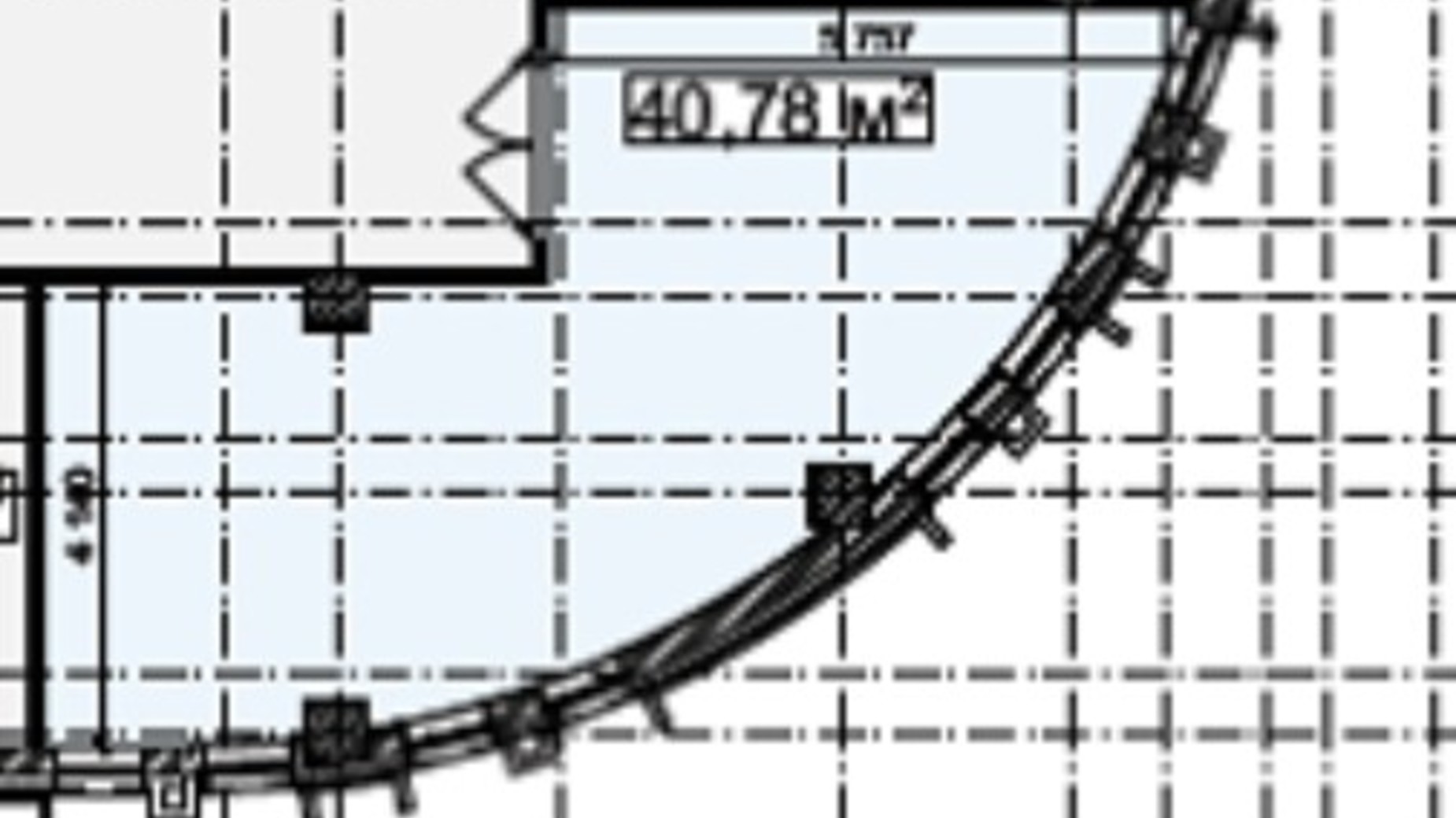 Планування приміщення в БЦ Idm Mall 40.78 м², фото 272105