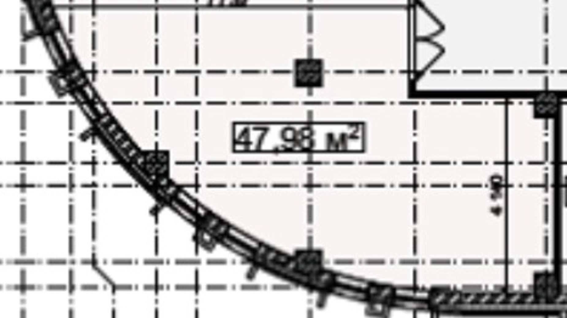 Планування приміщення в БЦ Idm Mall 47.98 м², фото 272106