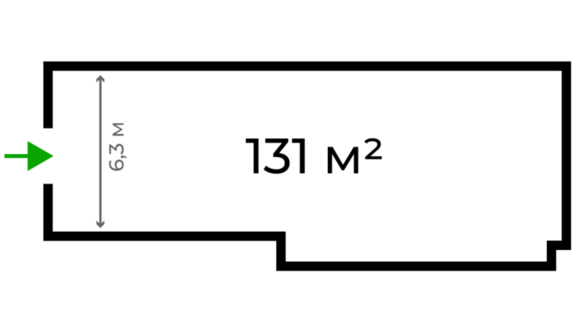 Планировка помещения в ЖК Park Land 131 м², фото 276017