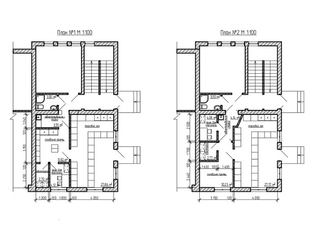 Таунхаус Княжий: планировка 3-комнатной квартиры 100 м²