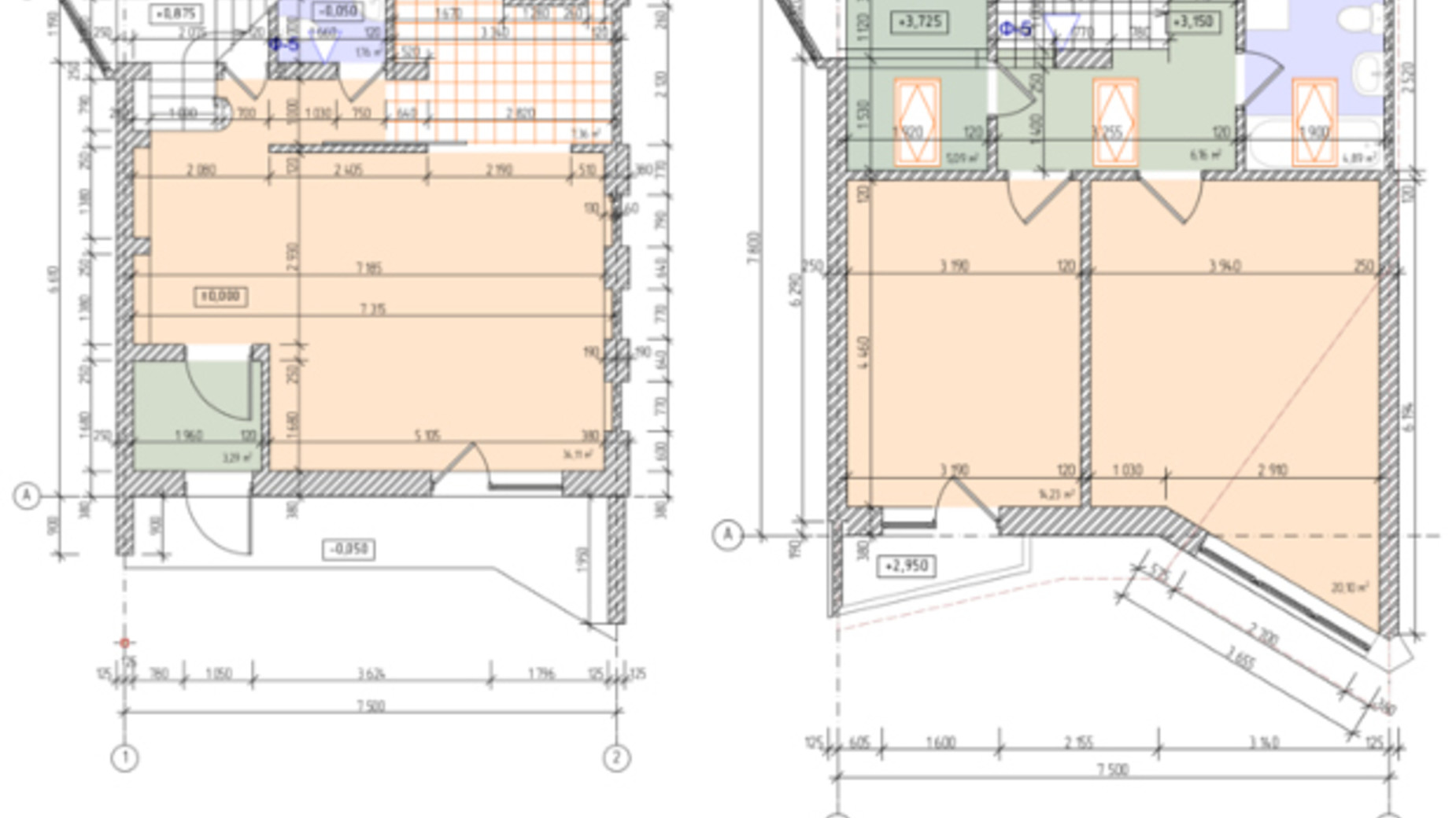 Планировка 4-комнатной квартиры в Таунхаус Княжий 120 м², фото 27946