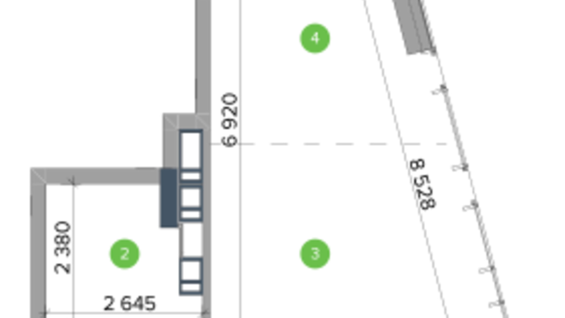 Планування 1-кімнатної квартири в ЖК Метрополіс 34.81 м², фото 290963