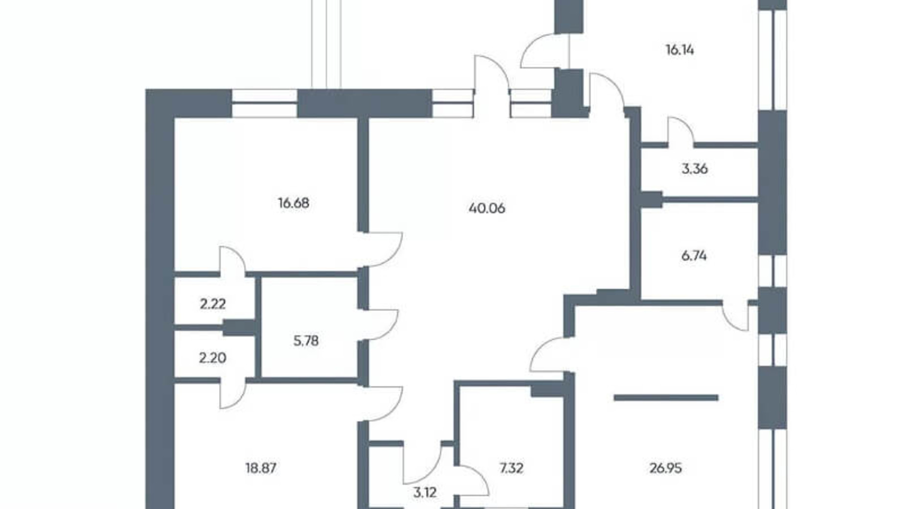 Планування котеджу в КМ River Park 149.44 м², фото 291573