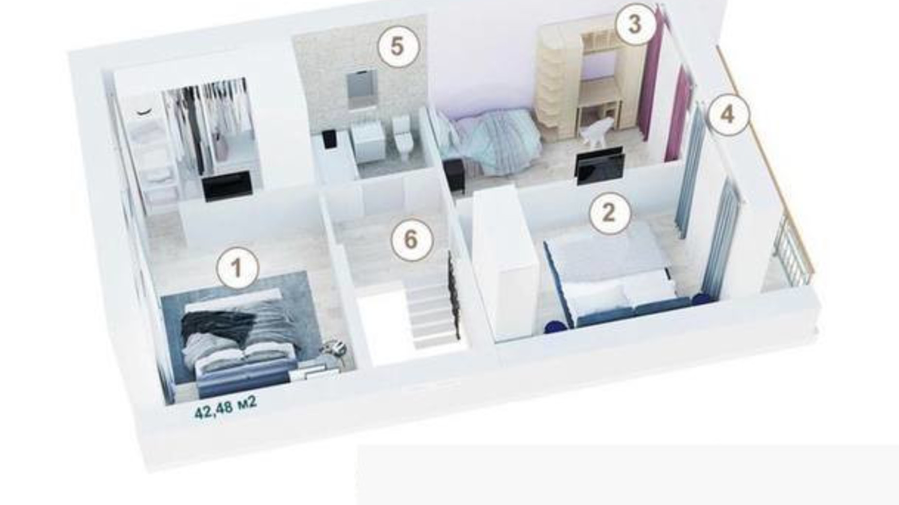 Планировка таунхауса в Таунхаус Dream Home 92 м², фото 293158