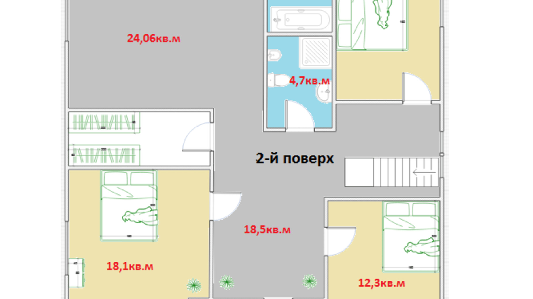 Планування котеджу в КМ Home Resort 251 м², фото 294197