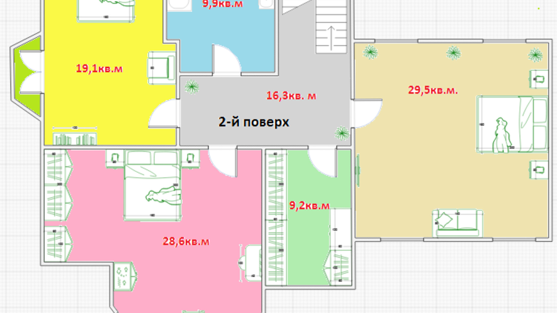 Планування котеджу в КМ Home Resort 217 м², фото 294294