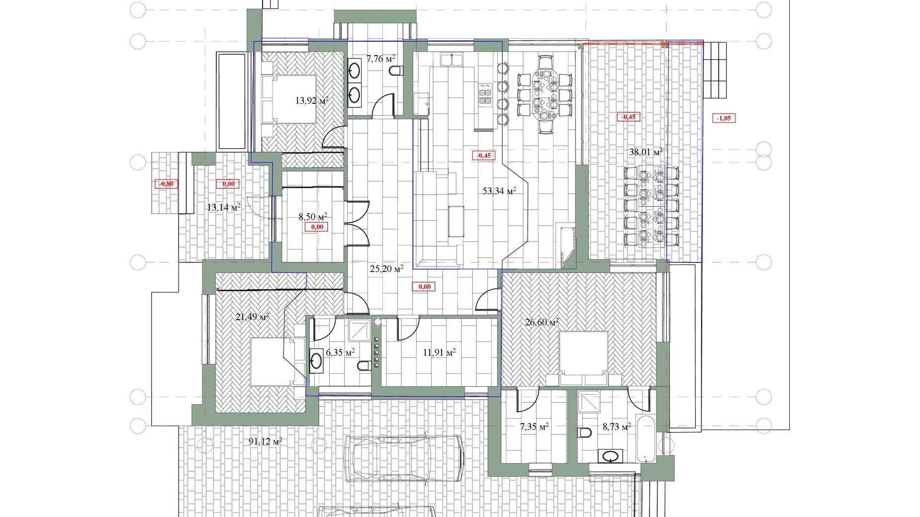 Планування котеджу в КМ Home Resort 191 м², фото 294353