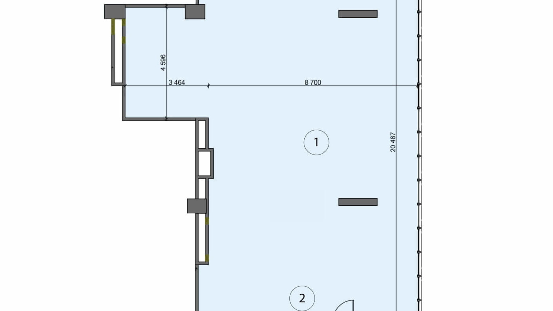 Планировка помещения в БЦ Level 194 м², фото 295283
