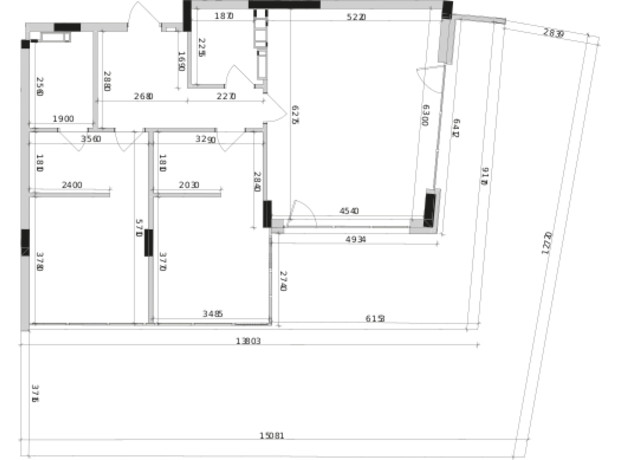 ЖК Park Lake City Vita: планування 2-кімнатної квартири 127.57 м²