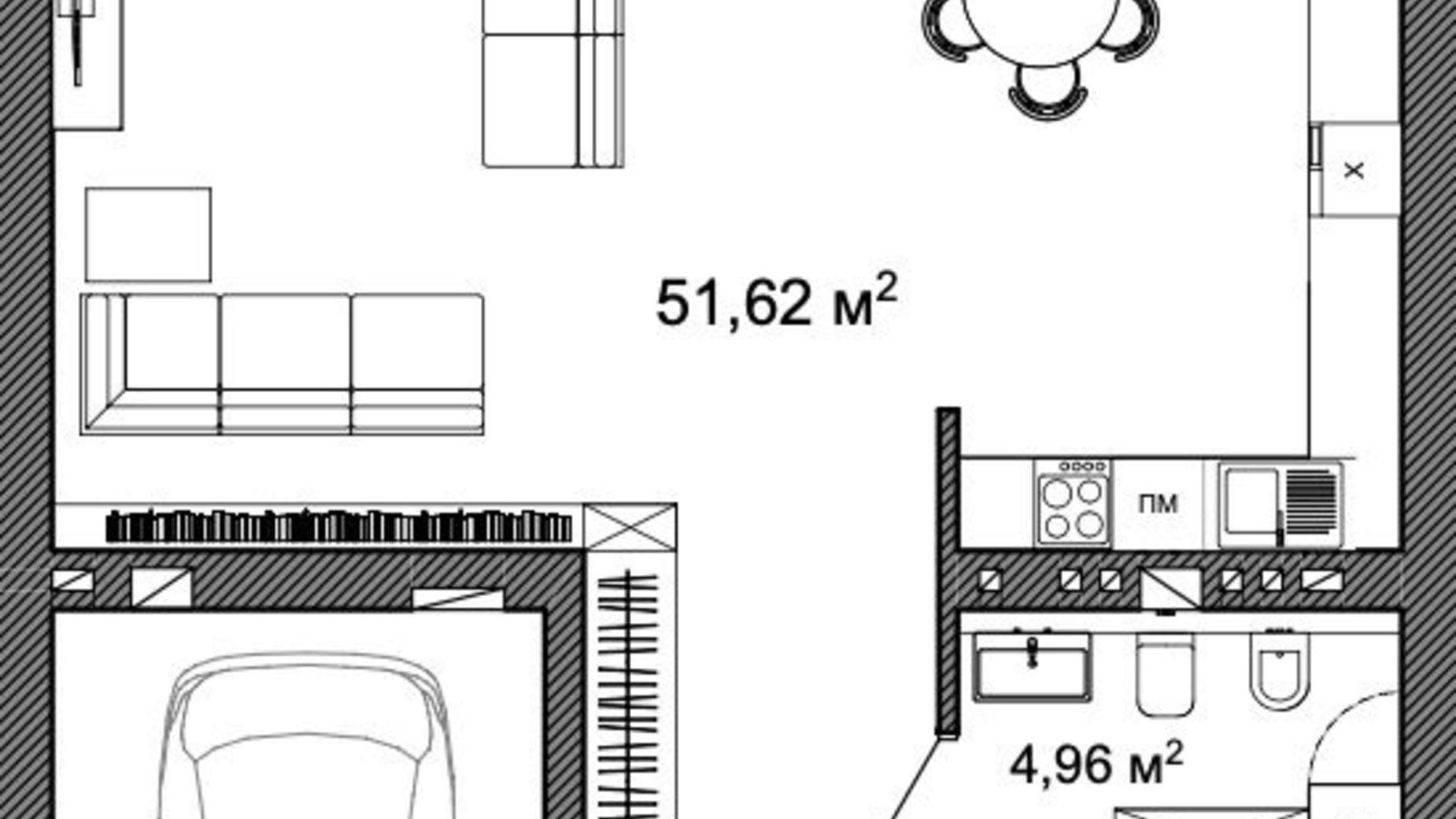 Планування таунхауса в Таунхаус Протасов Residence 310 м², фото 299531