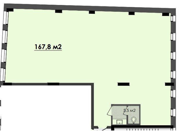 ЖК Respect Hall: планування приміщення 167.8 м²