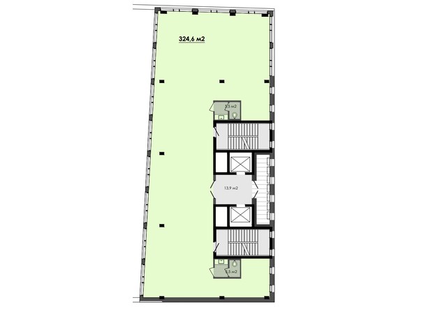 ЖК Respect Hall: планування приміщення 324.6 м²