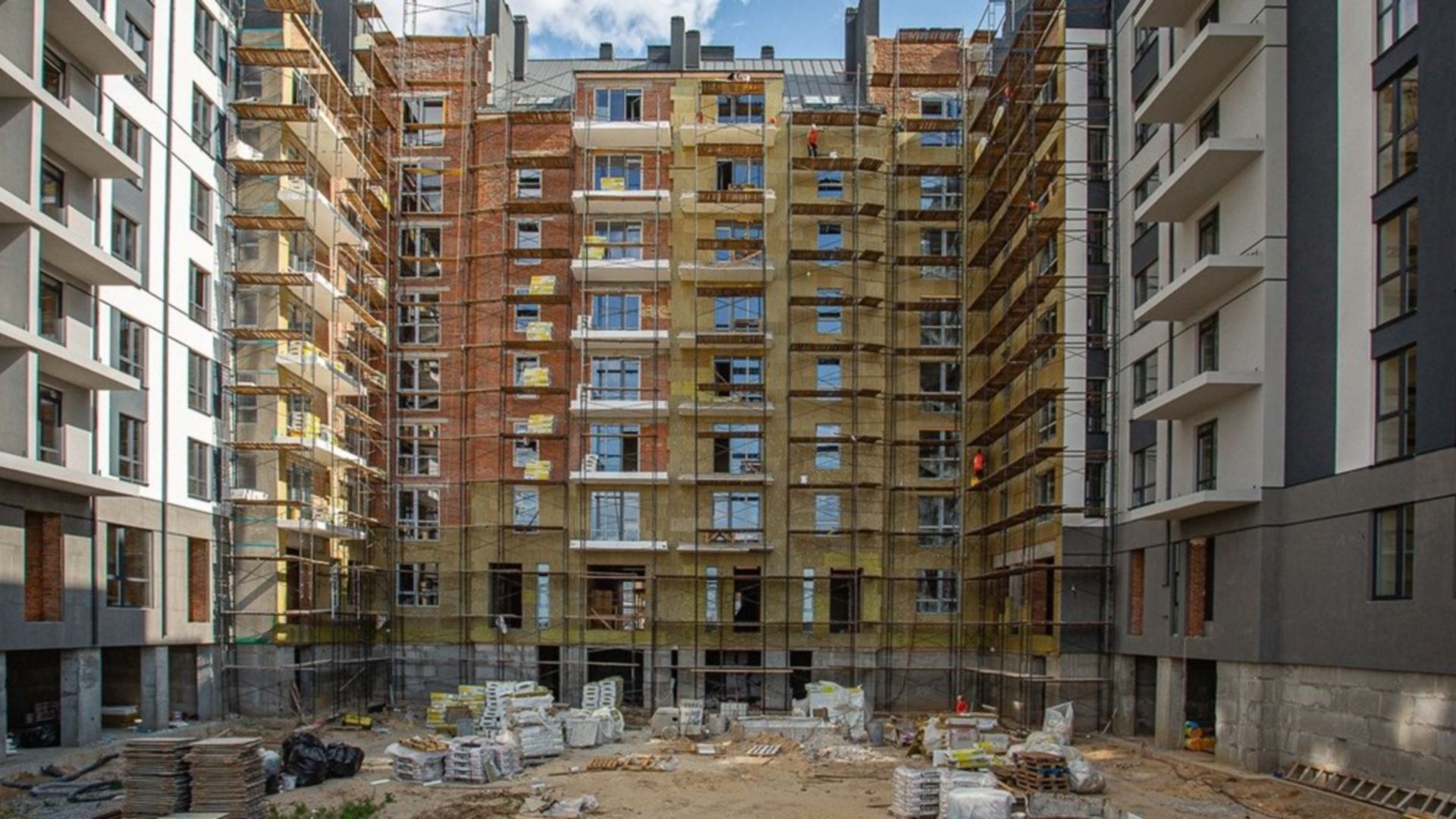 Состоянием на август 2021 года ЖК Park Residence ход строительства фото 300431