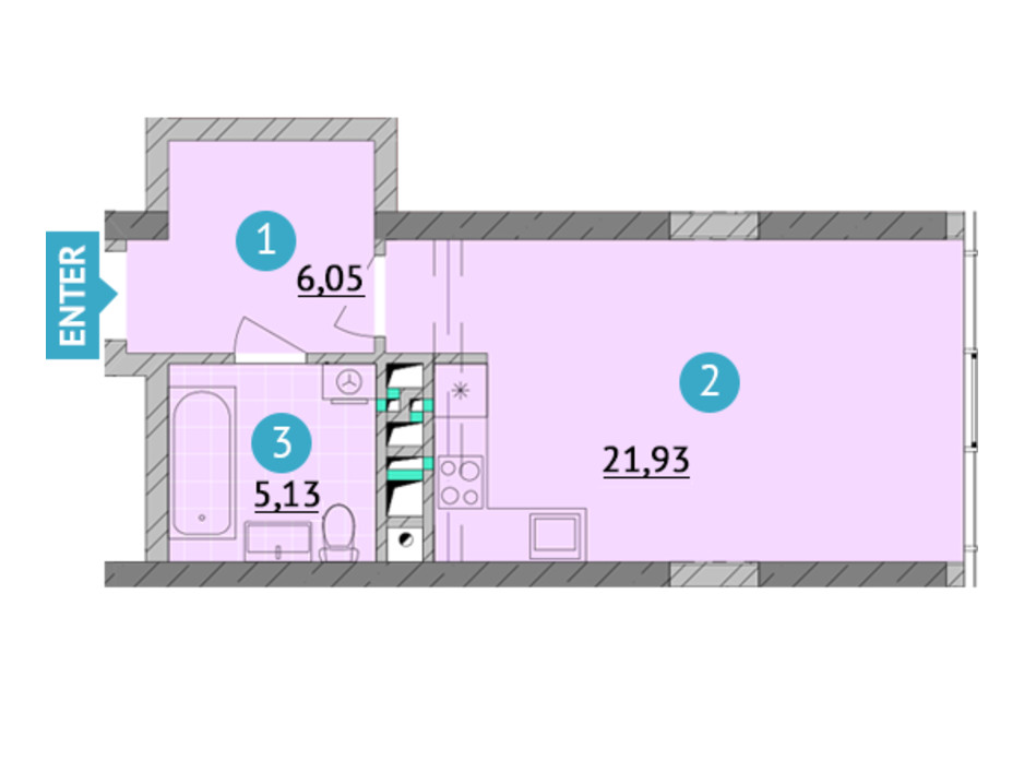 ЖК Smart Plaza Obolon планировка 9 ЖК Smart Plaza Obolon планировка 9