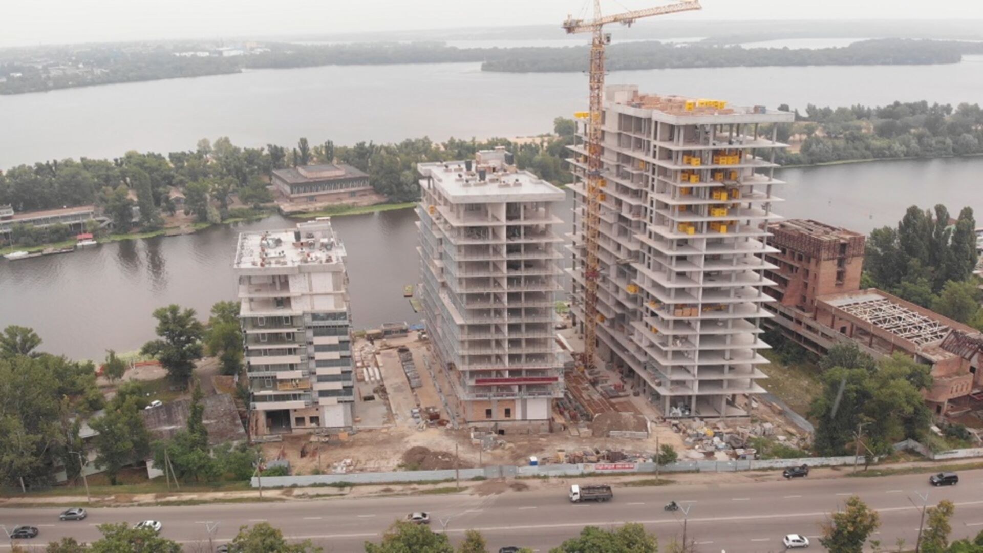 Состоянием на август 2021 года Апарт-комплекс Port City ход строительства фото 300983